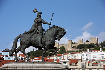 Image showing EUROPE PORTUGAL LISBON BAIXA CASTELO