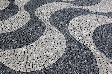 Image showing EUROPE PORTUGAL LISBON OLD TOWN STONEROAD