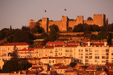 Image showing EUROPE PORTUGAL LISBON BAIXA CASTELO