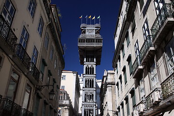 Image showing EUROPE PORTUGAL LISBON ELEVADOR DE SANTA JUSTA