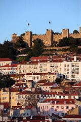 Image showing EUROPE PORTUGAL LISBON BAIXA CASTELO