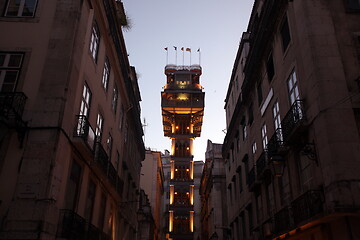 Image showing EUROPE PORTUGAL LISBON ELEVADOR DE SANTA JUSTA