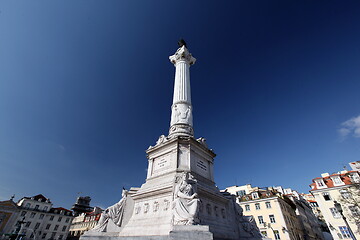 Image showing EUROPE PORTUGAL LISBON ROSSIO SQUARE