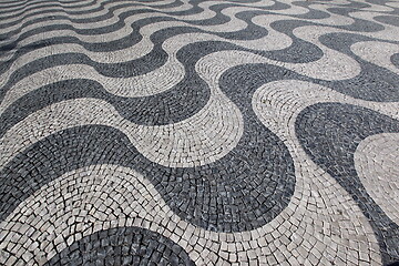 Image showing EUROPE PORTUGAL LISBON OLD TOWN STONEROAD
