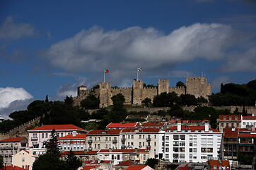 Image showing EUROPE PORTUGAL LISBON BAIXA CASTELO