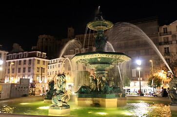 Image showing EUROPE PORTUGAL LISBON ROSSIO SQUARE