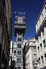 Image showing EUROPE PORTUGAL LISBON ELEVADOR DE SANTA JUSTA