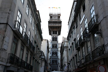 Image showing EUROPE PORTUGAL LISBON ELEVADOR DE SANTA JUSTA