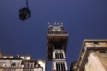 Image showing EUROPE PORTUGAL LISBON ELEVADOR DE SANTA JUSTA