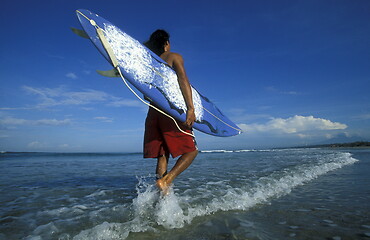 Image showing ASIA INDONESIA BALI KUTA BEACH