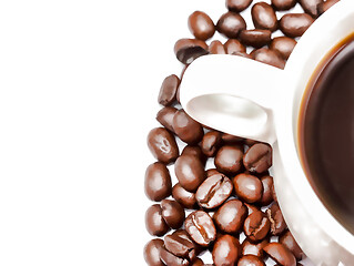 Image showing Brewed Coffee Hot Means Decaf Coffees And Fresh 