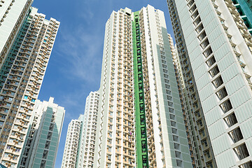 Image showing Public housing building to the sky