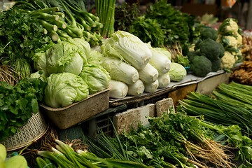 Image showing Vegetable market 