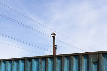 Image showing old metal pipe