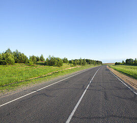 Image showing small asphalt road