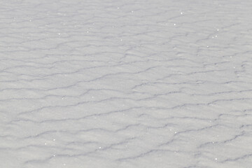 Image showing wavy snowy surface