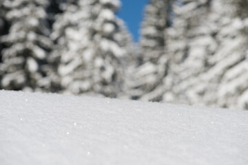 Image showing snow background