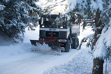 Image showing snow truck