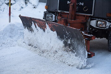 Image showing snow truck