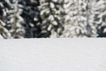 Image showing snow background