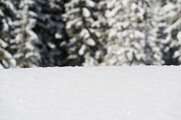 Image showing snow background