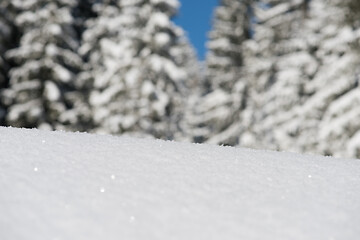 Image showing snow background