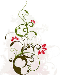 Image showing floral background