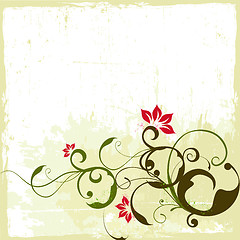 Image showing floral background