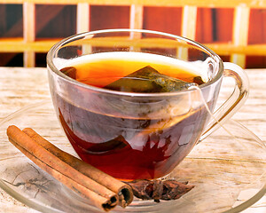 Image showing Cup Of Tea Represents Teacups Fresh And Restaurant 