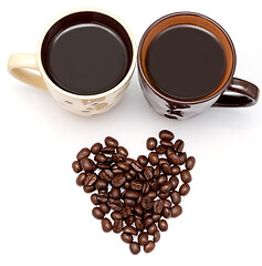 Image showing Coffee Beans Love Shows Roast Restaurant And Java  