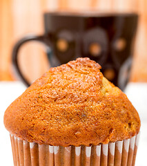 Image showing Muffins And Coffee Means Baking Baked And Cake 