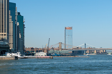 Image showing ferry downtown New York City