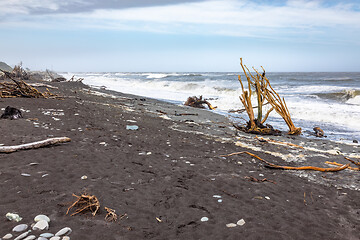 Image showing jade beach Hokitika, New Zealand