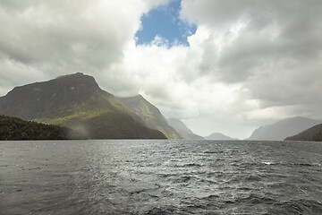 Image showing Doubtful Sound Fiordland National Park New Zealand