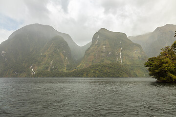 Image showing Doubtful Sound Fiordland National Park New Zealand