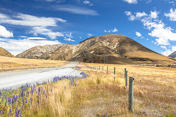Image showing Landscape scenery in south New Zealand