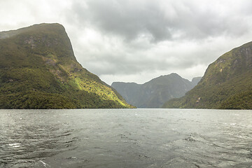 Image showing Doubtful Sound Fiordland National Park New Zealand