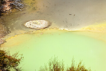 Image showing geothermal activity at Rotorua in New Zealand