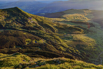 Image showing Alpine meadow in beautiful Rodna mountains in Romania