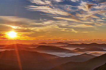 Image showing Alpine meadow in beautiful Rodna mountains in Romania