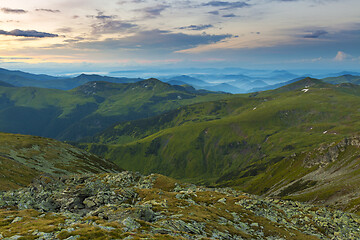 Image showing Morning in Beautiful Rodna mountains