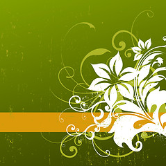 Image showing floral background