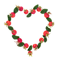 Image showing Heart Shaped Rosehip Wreath 
