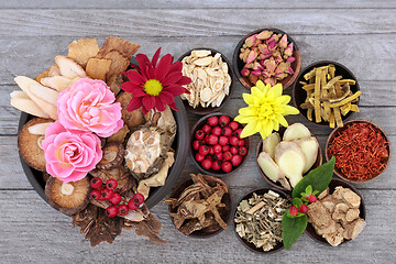 Image showing Traditional Chinese Herbal  Medicine