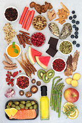 Image showing Super Food Collection for Health Fitness and Vitality