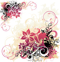 Image showing floral background