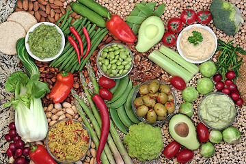 Image showing Vegan Plant Based Health Food 