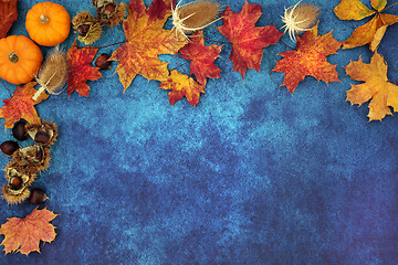 Image showing Autumn Festival Border Composition