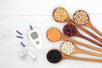 Image showing Low GI Food and Blood Sugar Testing Equipment