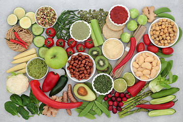 Image showing Vegan Healthy Food for Clean Eating